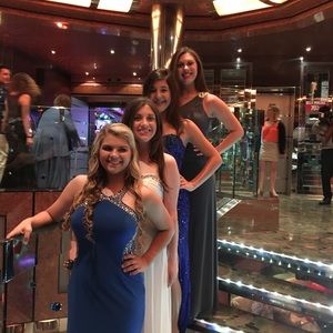 Blue Blondie Nites prom dress size 7